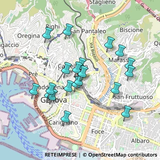 Mappa Via Curtatone, 16122 Genova GE, Italia (0.9015)