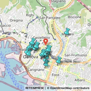 Mappa Via Curtatone, 16122 Genova GE, Italia (0.7625)