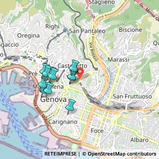 Mappa Via Curtatone, 16122 Genova GE, Italia (0.80182)
