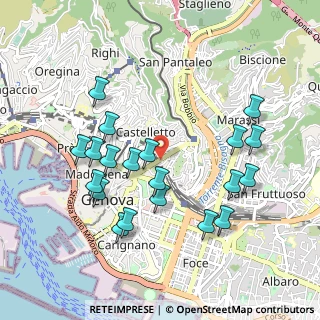Mappa Via Curtatone, 16122 Genova GE, Italia (1.004)