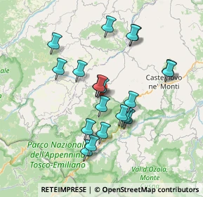 Mappa Ramiseto, 42030 Ramiseto RE, Italia (6.5645)