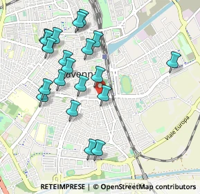 Mappa Circonvallazione Molinetto, 48121 Ravenna RA, Italia (1.016)