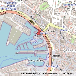 Mappa Ponte Morosini Francesco, 50, 16126 Genova, Genova (Liguria)