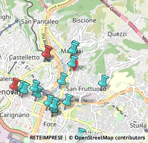 Mappa Via Ayroli, 16100 Genova GE, Italia (1.10333)