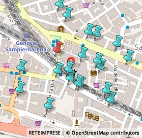 Mappa Via Urbano Rela, 16149 Genova GE, Italia (0.124)