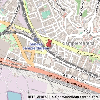 Mappa Piazza settembrini luigi 20/r, 16100 Genova, Genova (Liguria)