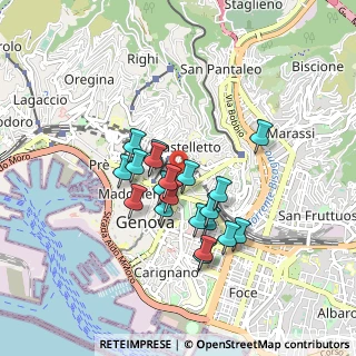 Mappa Via Palestro, 16122 Genova GE, Italia (0.7015)