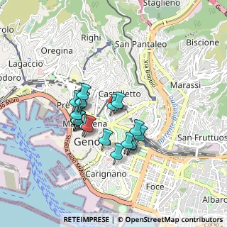 Mappa Via Palestro, 16122 Genova GE, Italia (0.7145)