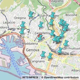 Mappa Via Palestro, 16122 Genova GE, Italia (1.0585)