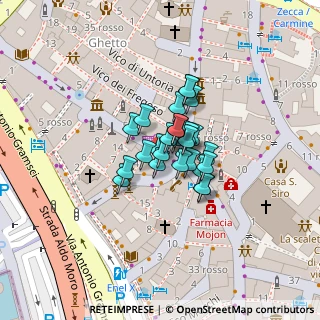 Mappa Via di Fossatello, 16124 Genova GE, Italia (0)