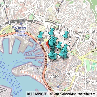 Mappa Via di Fossatello, 16124 Genova GE, Italia (0.2095)