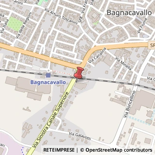 Mappa Via Sinistra Canale Superiore, 1, 48012 Bagnacavallo, Ravenna (Emilia Romagna)