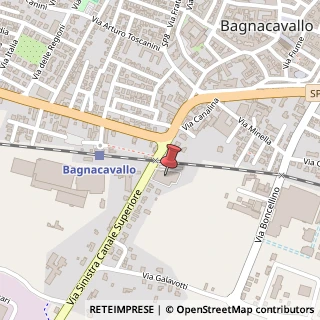 Mappa Via Sinistra Canale Superiore, 1, 48012 Bagnacavallo, Ravenna (Emilia Romagna)