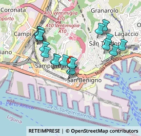 Mappa Corso Onofrio Scassi, 16149 Genova GE, Italia (0.8895)