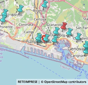 Mappa Corso Onofrio Scassi, 16149 Genova GE, Italia (2.31929)