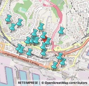 Mappa Corso Onofrio Scassi, 16149 Genova GE, Italia (0.4415)
