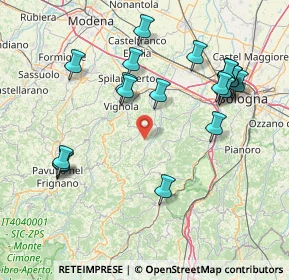 Mappa Via Tiola, 40053 Valsamoggia BO, Italia (17.235)