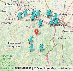 Mappa Via Tiola, 40053 Valsamoggia BO, Italia (15.46143)
