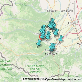 Mappa Via Galimberti, 12020 Valgrana CN, Italia (9.4605)