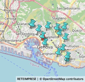 Mappa 16124 Genova GE, Italia (1.62214)