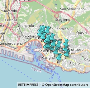 Mappa 16124 Genova GE, Italia (0.97056)