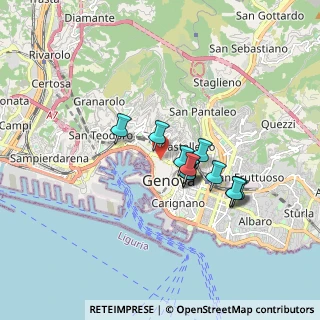 Mappa 16124 Genova GE, Italia (1.33333)
