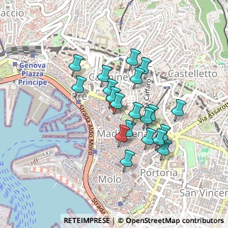 Mappa 16124 Genova GE, Italia (0.3695)