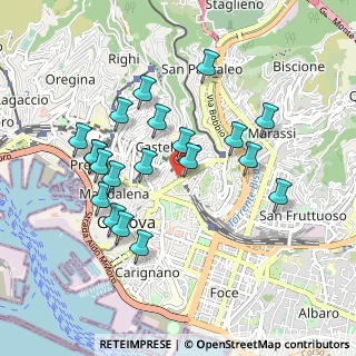 Mappa Genova, 16122 Genova GE, Italia (0.91)