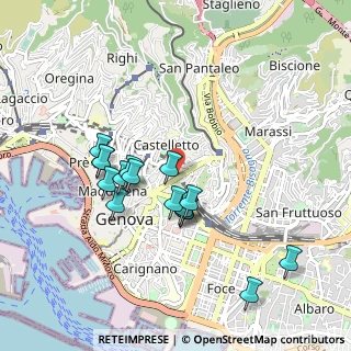 Mappa Genova, 16122 Genova GE, Italia (0.87625)