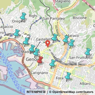 Mappa Genova, 16122 Genova GE, Italia (1.13167)
