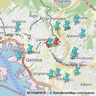 Mappa Genova, 16122 Genova GE, Italia (1.21438)