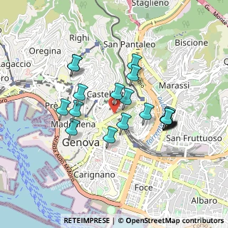 Mappa Genova, 16122 Genova GE, Italia (0.8095)