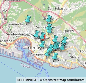 Mappa , 16122 Genova GE, Italia (1.32375)