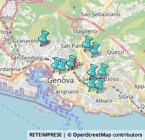 Mappa , 16122 Genova GE, Italia (1.34273)