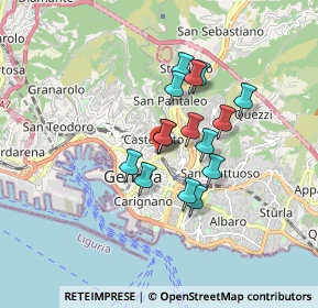 Mappa , 16122 Genova GE, Italia (1.25867)