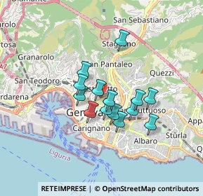 Mappa , 16122 Genova GE, Italia (1.23857)
