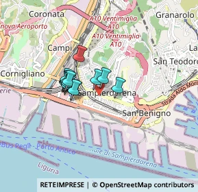 Mappa Via Nicolò d'aste, 16149 Genova GE, Italia (0.672)