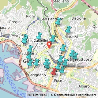 Mappa Via San Bartolomeo degli Armeni, 16122 Genova GE, Italia (0.9945)