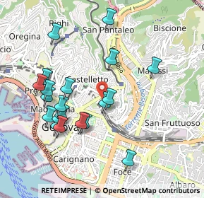 Mappa Via San Bartolomeo degli Armeni, 16122 Genova GE, Italia (0.997)