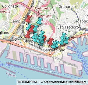 Mappa Via Arturo Issel, 16149 Genova GE, Italia (0.584)
