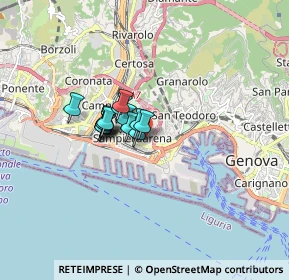Mappa Via Arturo Issel, 16149 Genova GE, Italia (0.93357)