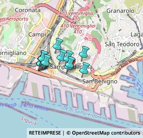 Mappa Via Cantore, 16149 Genova GE, Italia (0.68667)