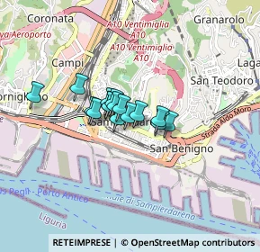 Mappa Via Cantore, 16149 Genova GE, Italia (0.47)