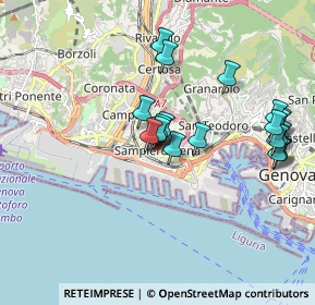 Mappa Via Cantore, 16149 Genova GE, Italia (1.777)