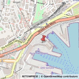 Mappa Ponte colombo cristoforo, 16126 Genova, Genova (Liguria)