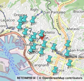 Mappa Via Goffredo Mameli, 16100 Genova GE, Italia (0.96833)