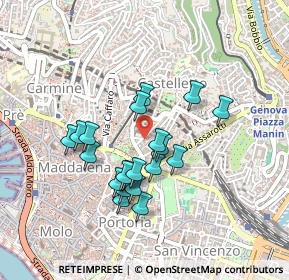 Mappa Viale Padre Santo, 16122 Genova GE, Italia (0.384)