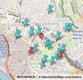 Mappa Via Goffredo Mameli, 16100 Genova GE, Italia (0.498)