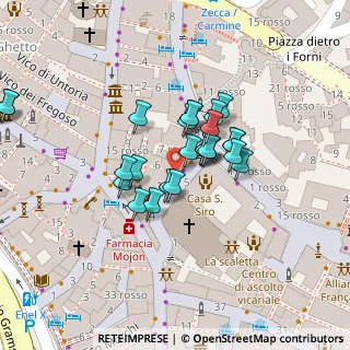 Mappa Via S. Siro, 16124 Genova GE, Italia (0.008)