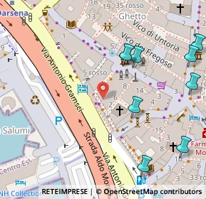 Mappa Vico di S. Marcellino, 16124 Genova GE, Italia (0.1285)